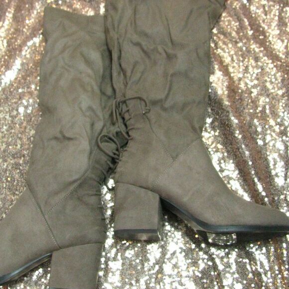 NIB Journee collections knee high vegan boots 9 - Picture 3 of 11